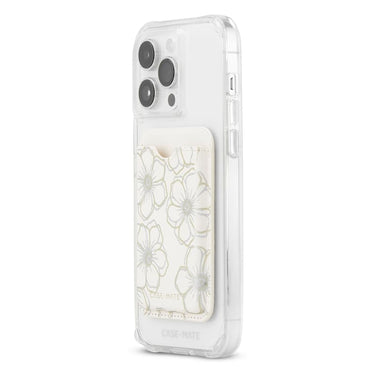 Case-Mate Magnetic Card Holder For MagSafe - Floral Gems